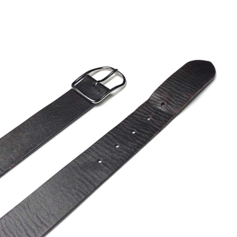 Coach Brown Leather Belt Silver Buckle